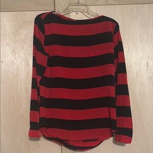 GAP Red and Black Long Sleeve Sweatshirt